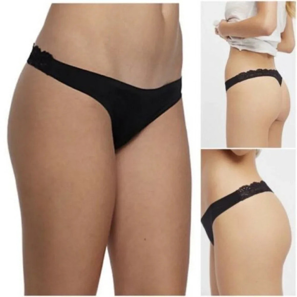 Intimately Free People Smooth Thong Panties - NEW - Size Large - Picture 1 of 3